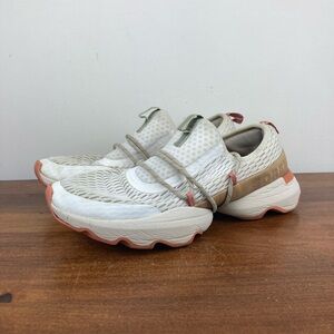 Sorel Kinetic Impact Sneakers White Mesh Comfort Shoes NL4694-125 Women’s Size 9